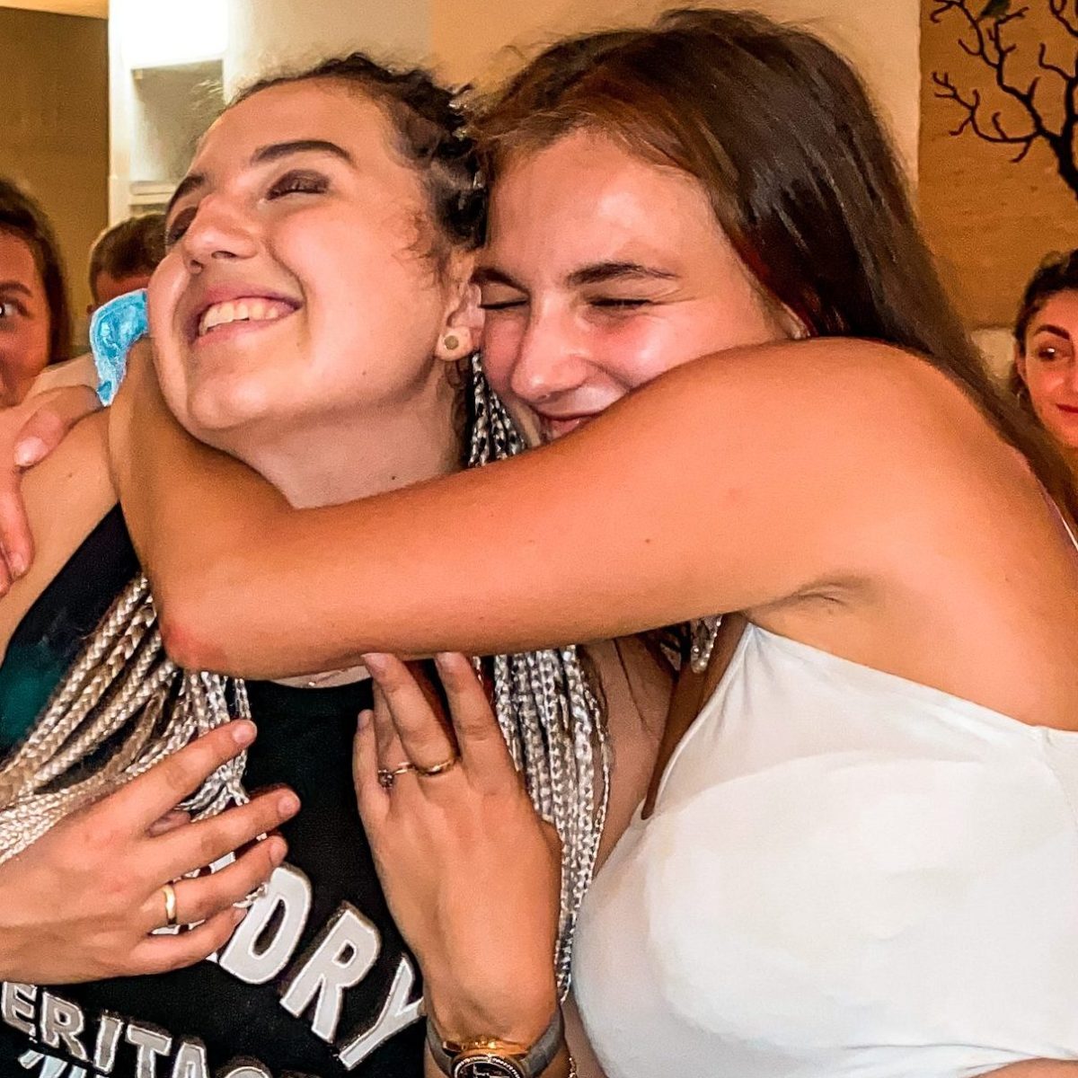 Family and friends while travelling